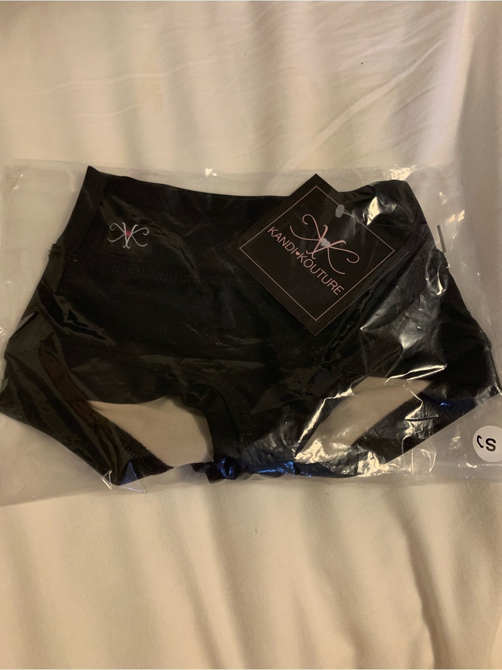 Kandi Kouture black dance shorts child small CS4 Brand new brand new